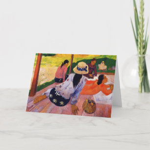 Gauguin Siesta Greeting Card