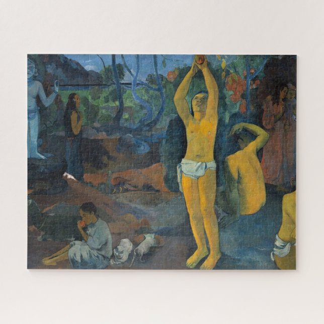 Gauguin Tahitian Women Where Do We Come From? Jigsaw Puzzle (Horizontal)