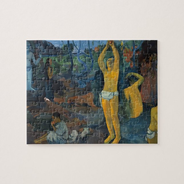 Gauguin Tahitian Women Where Do We Come From? Jigsaw Puzzle (Horizontal)
