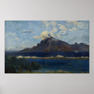 Gauguin - Te Vaa Landscape Poster