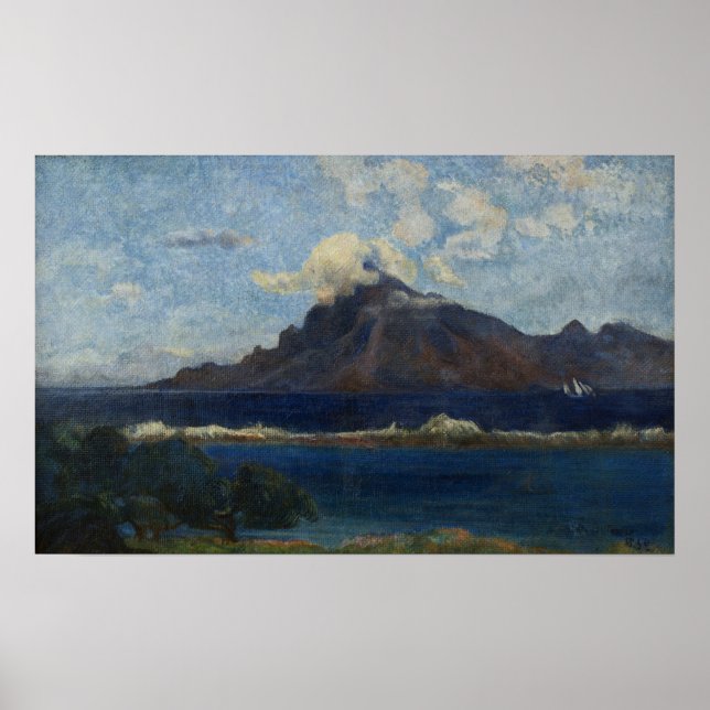 Gauguin - Te Vaa Landscape Poster (Front)