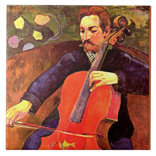 Gauguin - The Cellist Tile (Front)