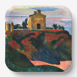 Gauguin - The House at Pan-Du Paper Plate