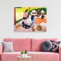 Gauguin The Siesta Vintage Tahitian Art Poster