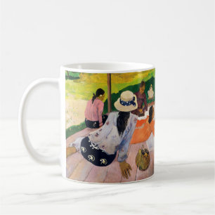 Gauguin The Siesta Vintage Tahitian Art Poster Coffee Mug