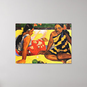 Gauguin - What's New? Canvas Print