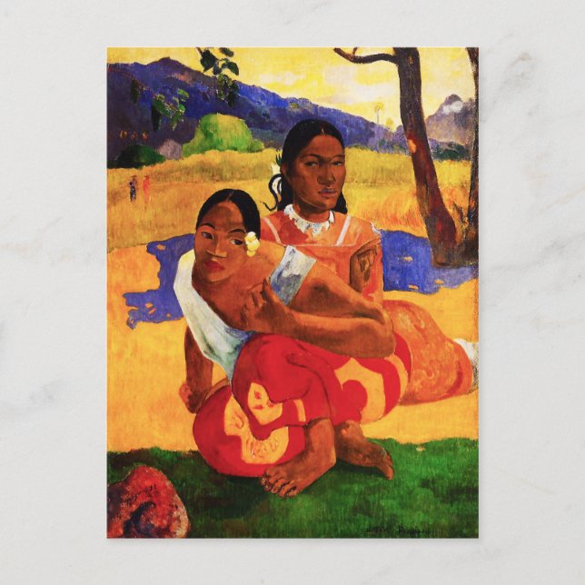 Gauguin When Are You Getting Married Postcard (Front)