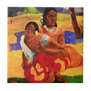 Gauguin When Are You Getting Married Tile