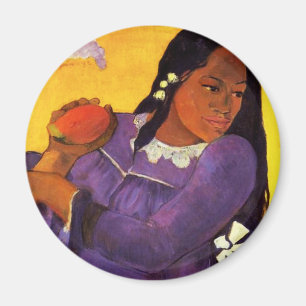 Gauguin Woman With A Mango Magnet