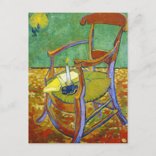 Gauguin's Chair vincent van gogh painting Postcard