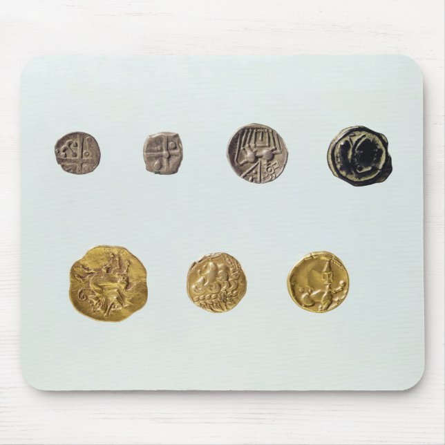 Gaulish coins, c.750-0 BC Mouse Mat (Front)