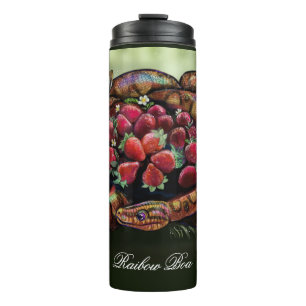 Gaurded Treasures Rainbow Boa constrictor Thermal Tumbler