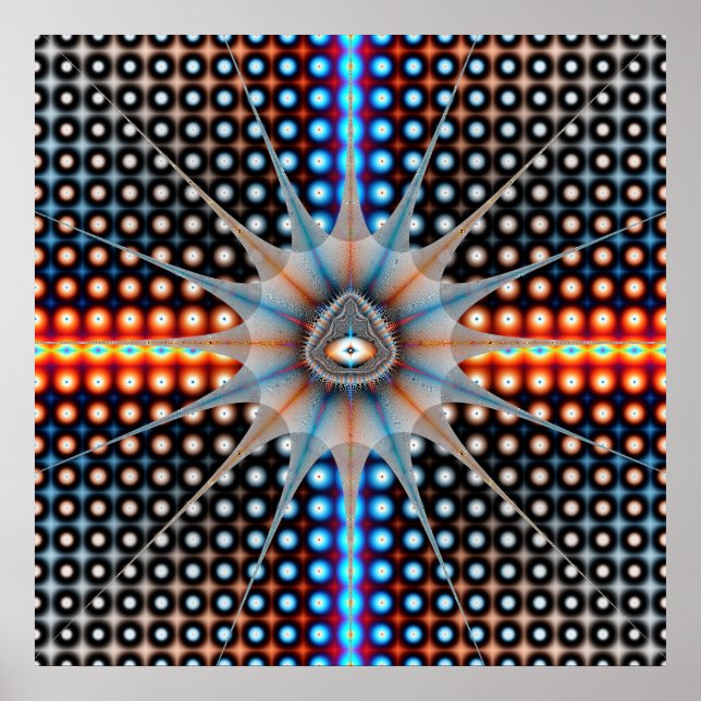 'Gaussian Mandy' Poster (Front)