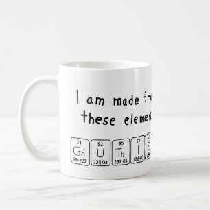Gauthier periodic table name mug
