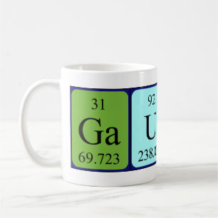 Gautier periodic table name mug