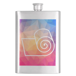 Gauze Cloths Pictogram Hip Flask