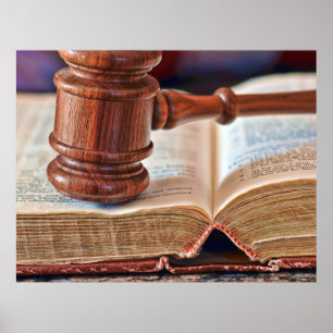 Gavel Bible Poster
