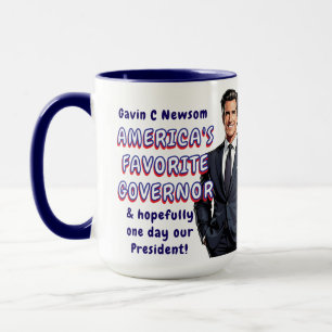 Gavin C Newsom America's Favorite Governor Mug