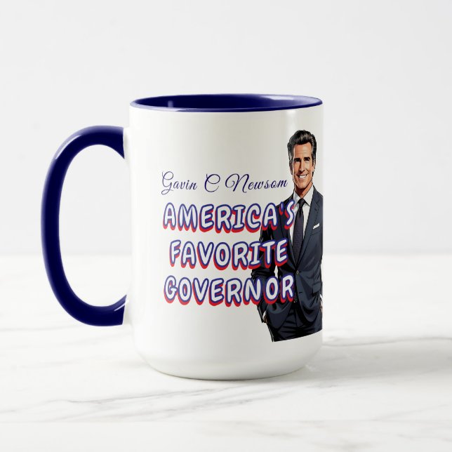 Gavin C Newsom | America's Favourite Governor Mug (Left)