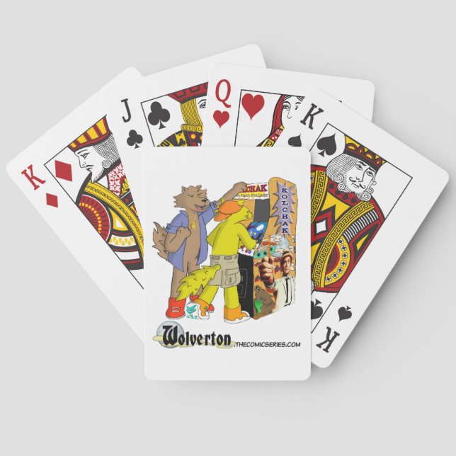 Gavin Got Game Playing Cards (Back)