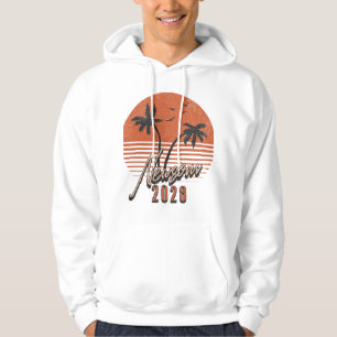 Gavin Newsom 2028 For President Palm Tree Sunset Hoodie