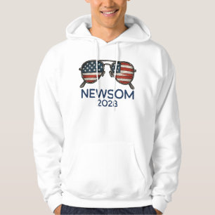 Gavin Newsom 2028 For President Sunglasses Hoodie