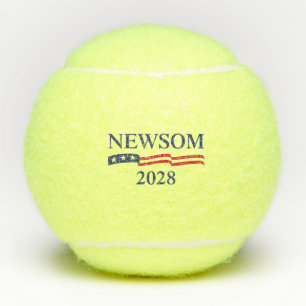 Gavin Newsom 2028 US Flag Election Campaign Tennis Balls