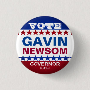 Gavin Newsom Campaign Button