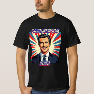 Gavin Newsom for President 2028 T-Shirt
