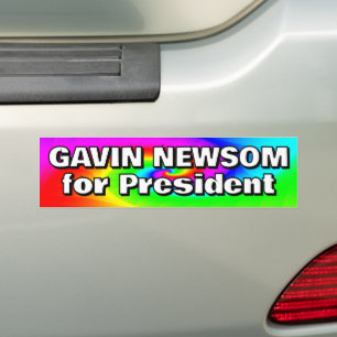 Gavin Newsom for President Bumper Sticker
