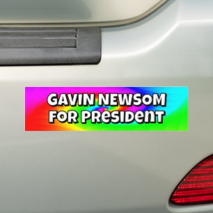 Gavin Newsom for President Bumper Sticker