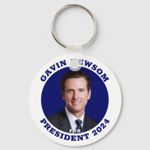 Gavin Newsom for President Keychain