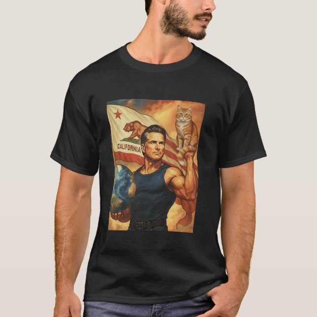 Gavin Newsom Meme  T-Shirt (Front)