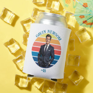 Gavin Newsom Vintage #48 Can Cooler