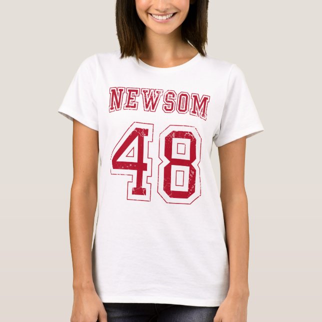 Gavin Newsome 48th President 2028 Election T-Shirt (Front)