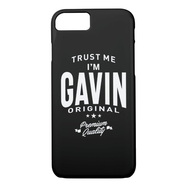 Gavin Personalised Name Birthday Gift Case-Mate iPhone Case (Back)
