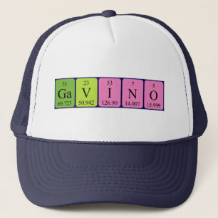 Gavino periodic table name hat
