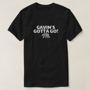 GAVIN'S GOTTA GO CALI BEAR Dark T-Shirt