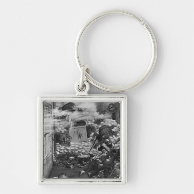 Gavroche Collecting Cartridges Key Ring (Front)