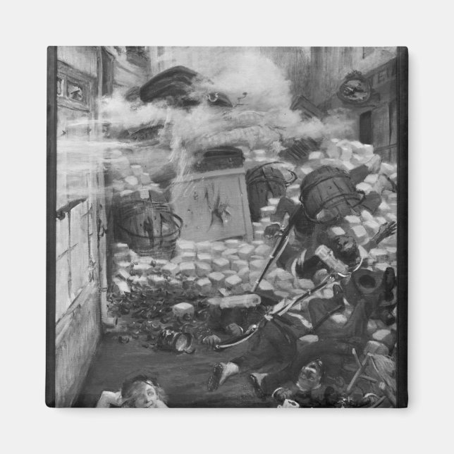 Gavroche Collecting Cartridges Magnet (Front)