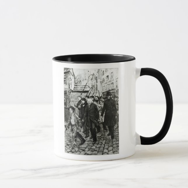 Gavroche Leading a Demonstration Mug (Right)