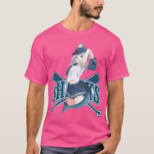 Gawr Gura Player girl T-Shirt