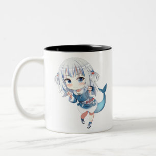 Gawr Hololive (がうる・ぐら) Two-Tone Coffee Mug