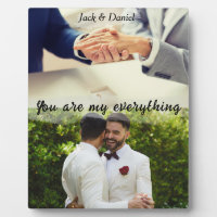 Gay 2 photos collage - wedding & anniversary gift