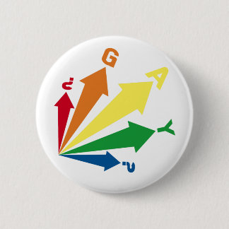 gay? 6 cm round badge