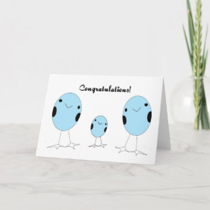 Gay adopted a boy congratulations card