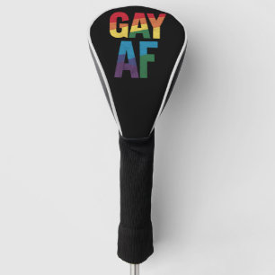 Gay AF LGBT Pride Gay Gift Pride Month Golf Head Cover