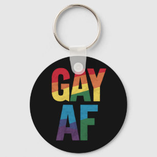 Gay AF LGBT Pride Gay Gift Pride Month Key Ring