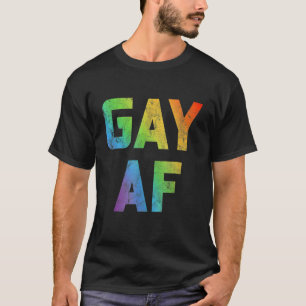 Gay Af Women Men Lgbt Pride Equality Lesbian T-Shirt