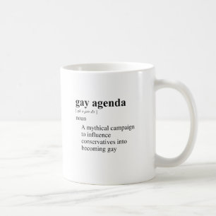 GAY AGENDA COFFEE MUG
